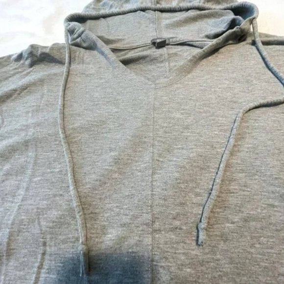 Aerie Grey Lightweight Oversized Hoodie - Picture 2 of 6